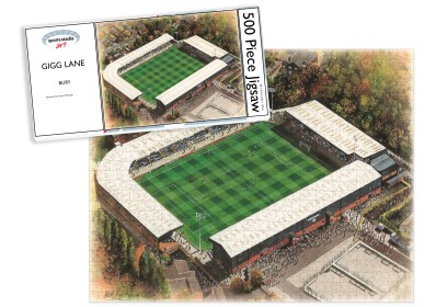 Bury FC Gigg Lane Stadium Art Jigsaw Puzzle